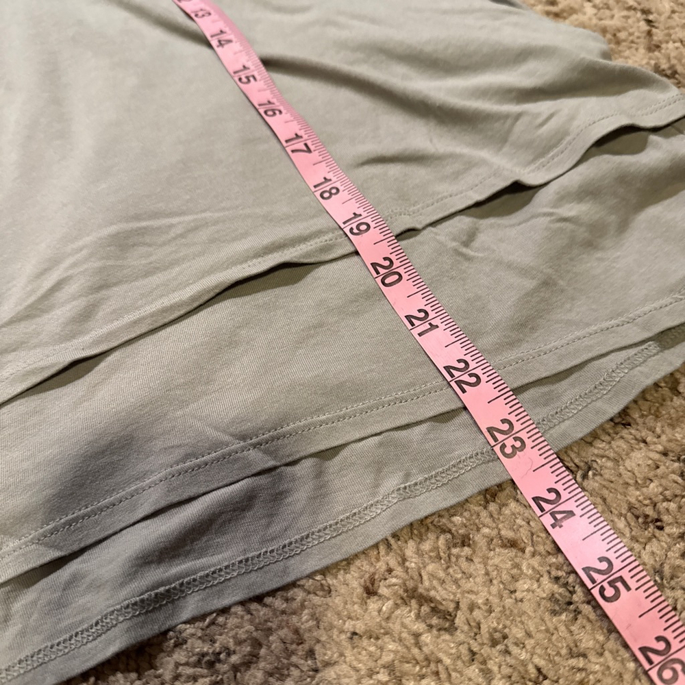 Women's purejill Gray Elliptical Layered Tunic Top XSP - Picture 5 of 8